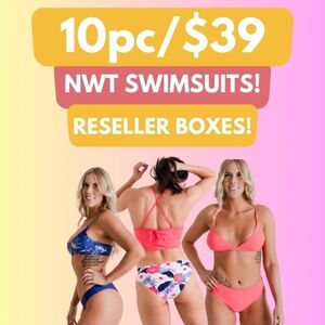 NWT 10pc Women's Bikini Swimsuits Reseller Mystery Box